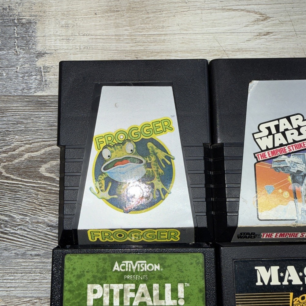 Atari 2600 Game Lot of 4 Pitfall MASH Star Wars Frogger Untested - Picture 2 of 7